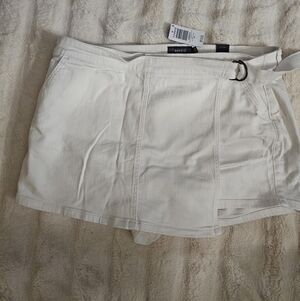Torrid White Denim Skort